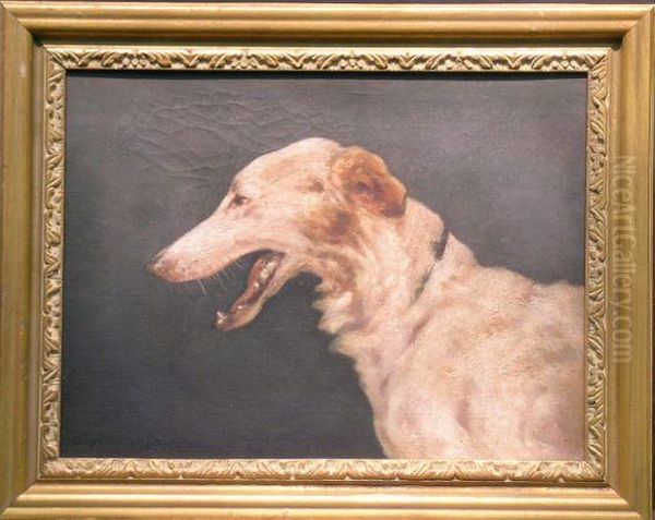 Sight Hound Oil Painting by George Otis Irish