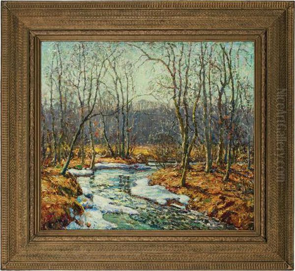 Spring Thaw, Eight Mile River Oil Painting by Wilson Henry Irvine