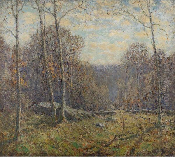 A Frosty Morning Oil Painting by Wilson Henry Irvine