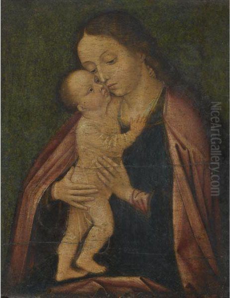 The Virgin And Child Oil Painting by Adriaen Isenbrandt (Ysenbrandt)