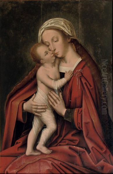 The Virgin And Child Oil Painting by Adriaen Isenbrandt (Ysenbrandt)