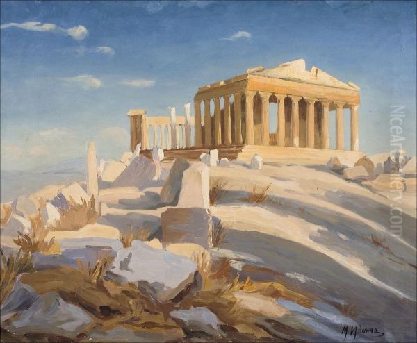 Akropolis. Oil Painting by Mikhail Filippovich Ivanov