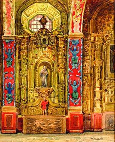 Retablos Oil Painting by Leandro Izaguirre