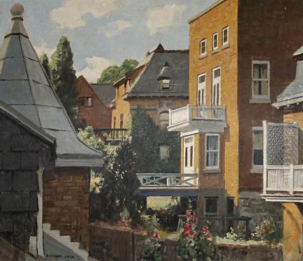 Houses, Montreal Oil Painting by Richard Jack