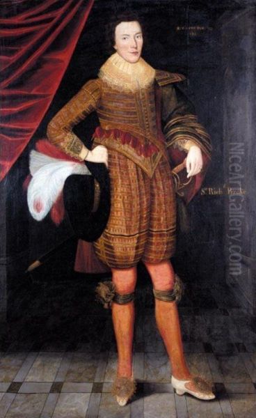 Portrait Of Sir Richard Broke Oil Painting by Gilbert Jackson