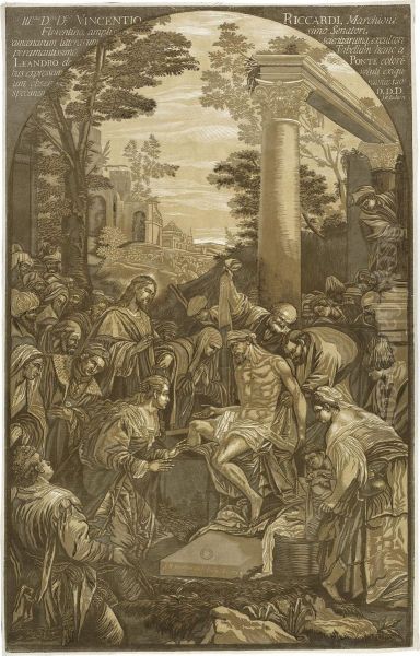 Die Auferstehung Des Lazarus by John Baptist Jackson Of Batersea