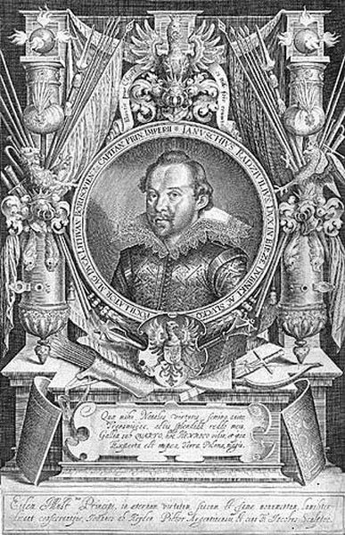 Portret Janusza Radziwilla (1579 - 1620), Wg Jana Van Der Heyden, 1609 Oil Painting by F. Jacobus