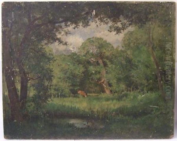 La Clairiere Oil Painting by Sir Alfred East