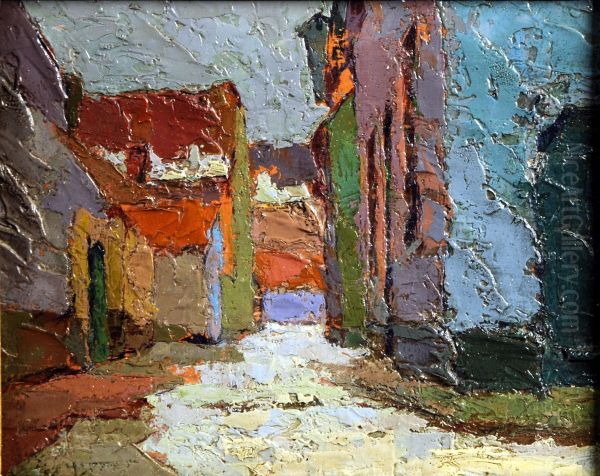 Ruelle A Lierre Oil Painting by Joseph Jacops