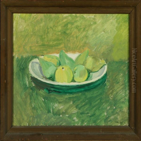 Still Life Withfruit Oil Painting by Ville Jais-Nielsen