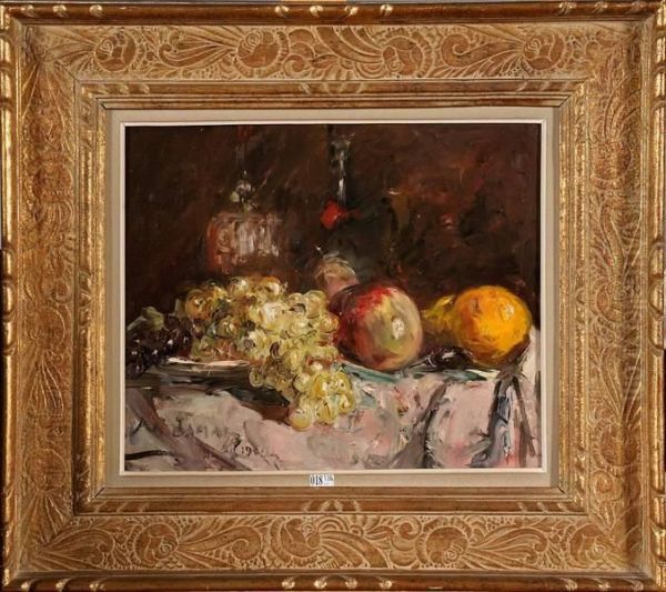 Nature Morte Aux Fruits Oil Painting by Armand Jamar