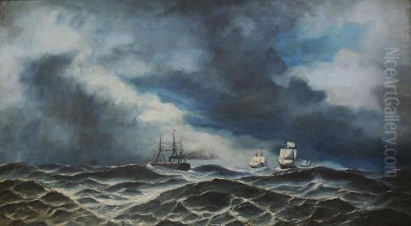 Vessels In Heavy Seas by David James