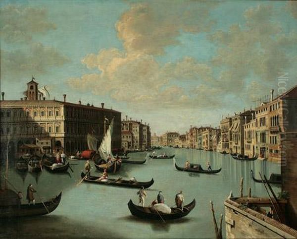 The Grand Canal, Venice Oil Painting by William James