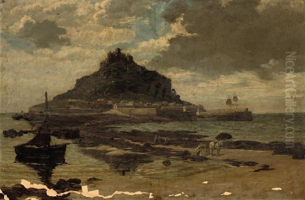 St Michael's Mount Oil Painting by Middleton Alexander Jameson