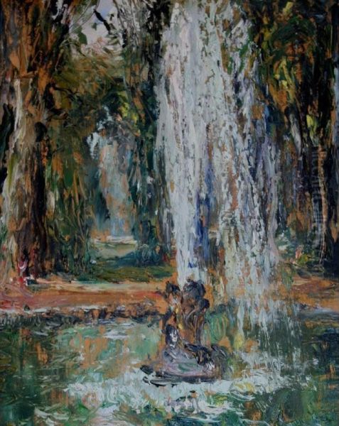 Fountain, Versailles Oil Painting by Alexander Jamieson