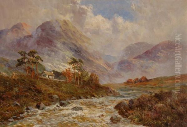 Highland Landscapes Oil Painting by Frank E. Jamieson