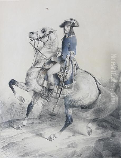 Bonaparte, General En Chef De L'armeed'italie Oil Painting by Ange Janet, Dit Janet-Lange