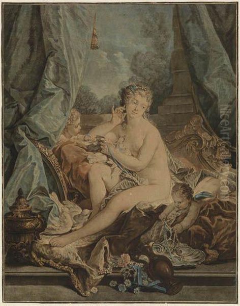 La Toilette De Venus Oil Painting by Jean-Francois Janinet