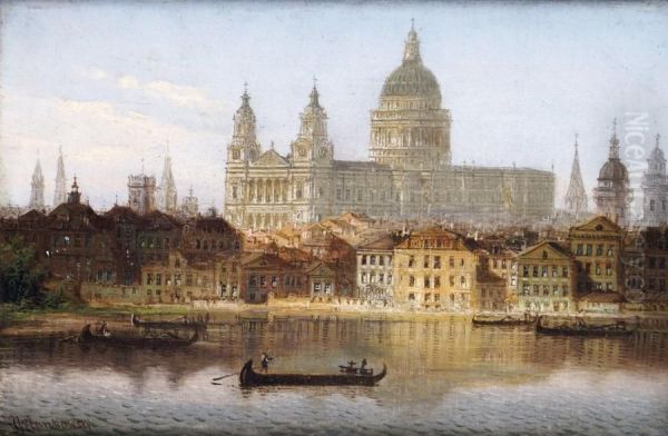 Venise Oil Painting by J. Wilhelm Jankowski