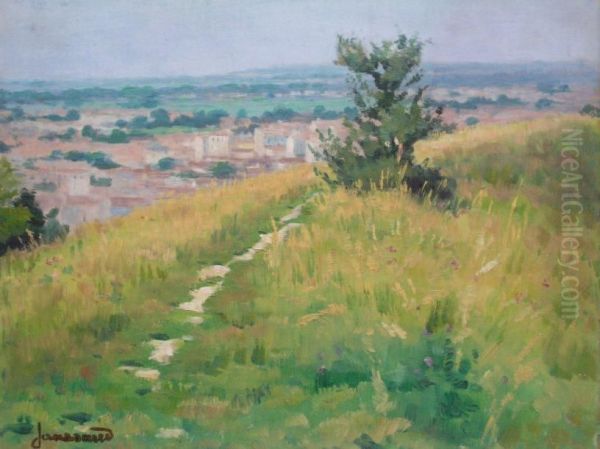 Vue De Village Oil Painting by Mathurin Janssaud