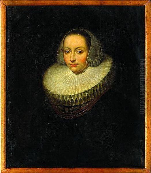 Retrato De Dama Oil Painting by Hieronymus Janssens