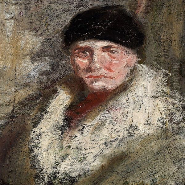 The Artist's Self-portrait Oil Painting by Eero Jarnefelt