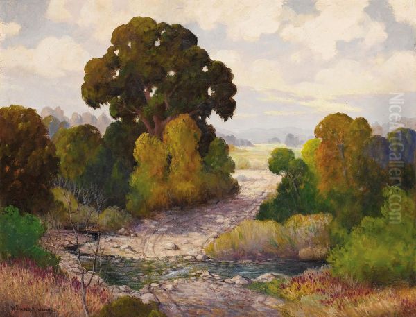 Creek Near Big Bend Oil Painting by W. Frederick Jarvis