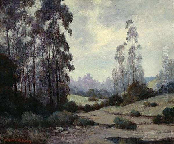 Early Morning Near Pasadena, Calif Oil Painting by W. Frederick Jarvis