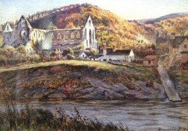 View Of Tintern Abbey Oil Painting by Hamilton Jay