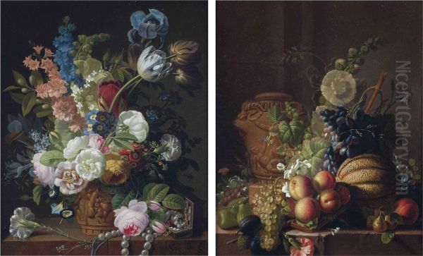 Still Life Oil Painting by Jean Louis de Veilly