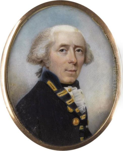 Portrait Of Admiral Skeffington Lutwidge Oil Painting by Philip Jean