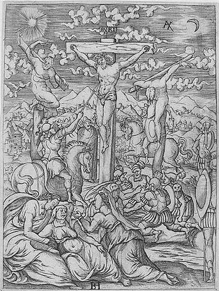 The Crucifixion (holl.5) Oil Painting by Balthasar Jenichen