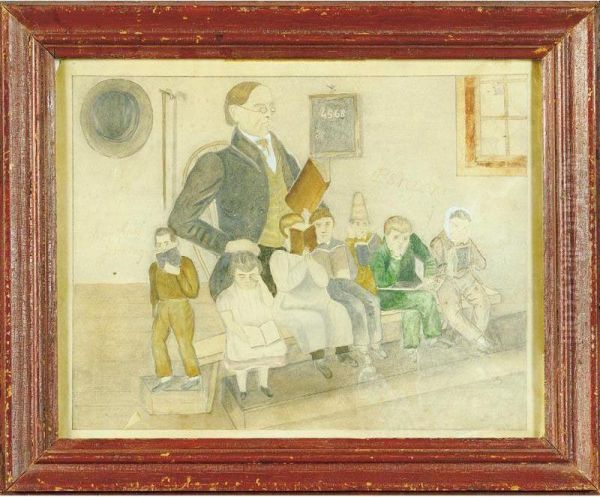 The School Room Oil Painting by Jonathan Jenin