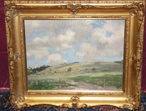 Moorland Scene Oil Painting by Arthur Henry Jenkins