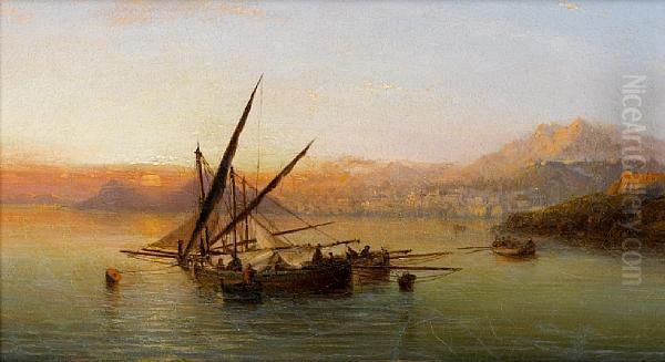 Corfu Oil Painting by Isaac Walter Jenner