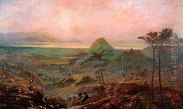 Landscape, Qld Oil Painting by Isaac Walter Jenner