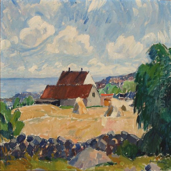 Landscape Oil Painting by Herman Jensen