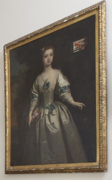 Portrait Of Elizabeth Drake Of Amersham Oil Painting by Charles Jervas