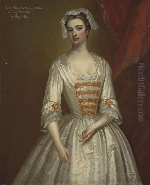 Portrait Of Lavinia Fenton Oil Painting by Charles Jervas