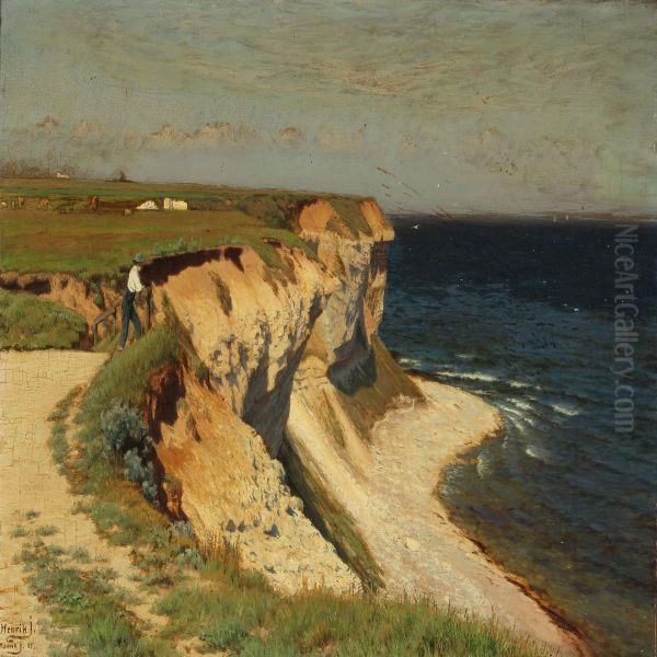 Coastal Scenery Oil Painting by Henrik Gamst Jespersen