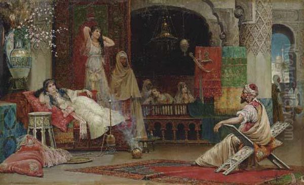 In The Harem Oil Painting by Juan Jimenez Martin