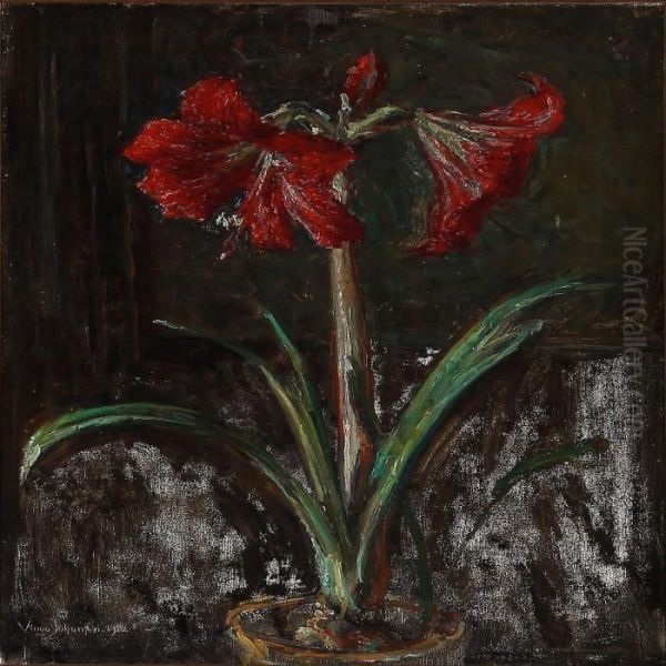 An Amaryllis by Viggo Johansen