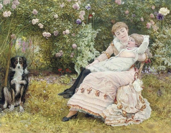 Halcyon Days Oil Painting by Edward Killingworth Johnson