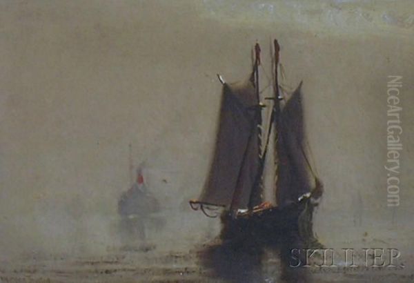 Sailing Vessel. Oil Painting by Marshall Johnson