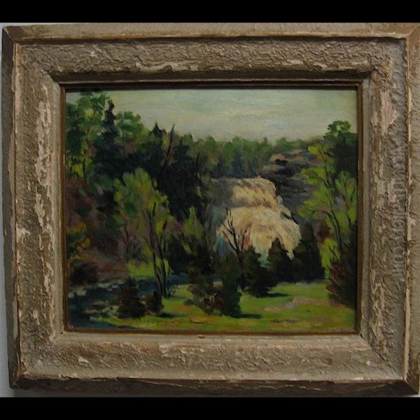 Jones Falls Oil Painting by Agnes B. Johnson Sinclair