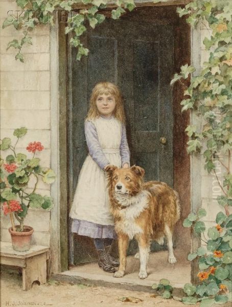 Old Rover Oil Painting by Henry James Johnstone