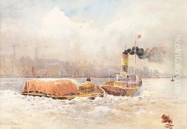 On The Thames At Greenwich by Ernest Lloyd Jones