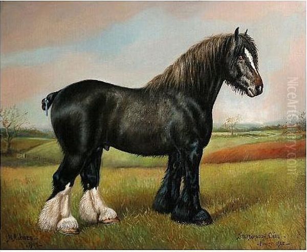 Starborough Chief - Foaled 1902 Oil Painting by Herbert Jones