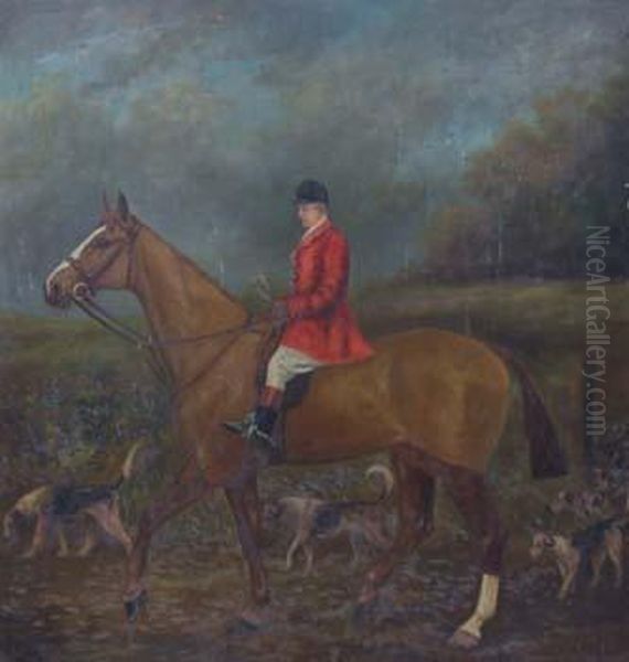 Wexford Foxhounds Oil Painting by Herbert Jones