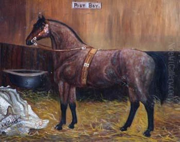 Post Boy Oil Painting by Herbert Jones